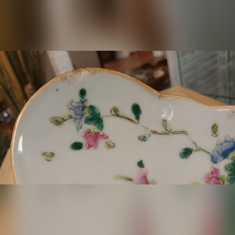 Vintage Famille Rose Dish - Picture 7 of 9